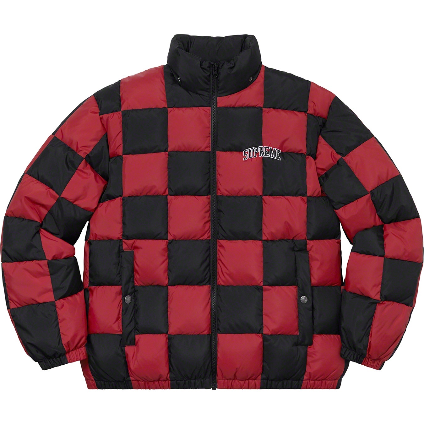Checkerboard Puffy Jacket view 10